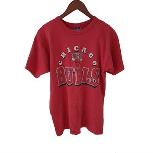 Vtg 90s Chicago Bulls tee tshirt size L Champion Tag